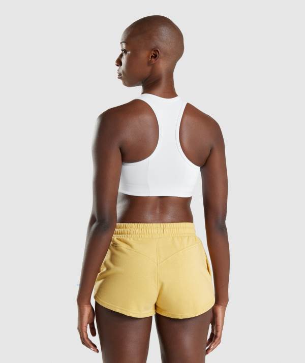 Damske Športové Podprsenky Gymshark Legacy Graphic Biele | ZJ7186904